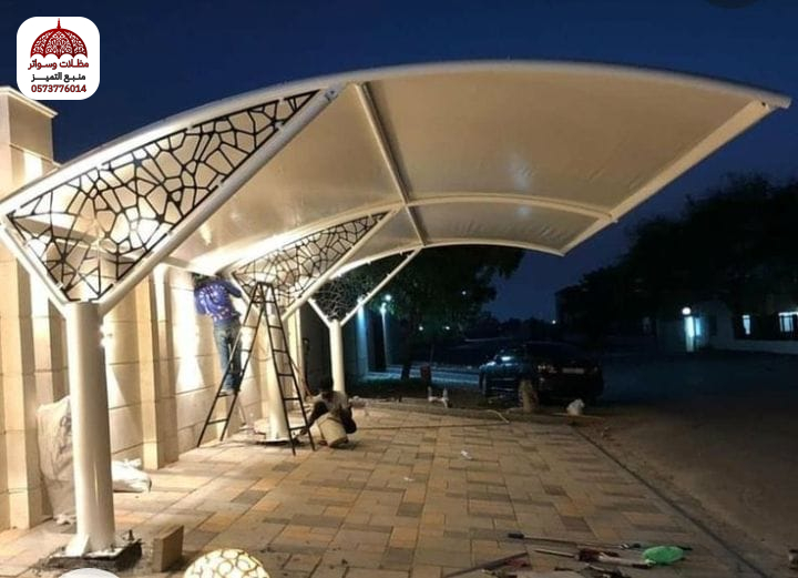 تصميم مظلات السيارات