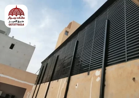 تركيب سواتر حديد مجدول او شرائح بجدة