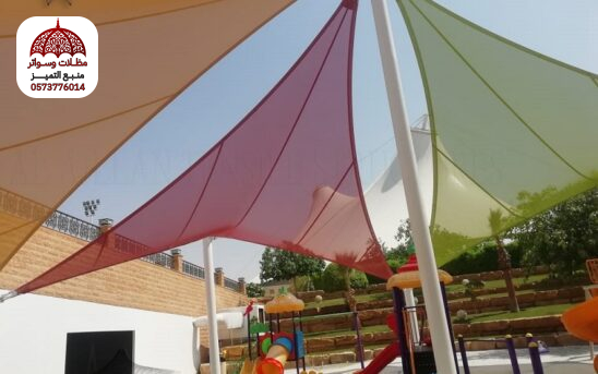 مظلات وسواتر منبع التميز لتركيب أحدث مظلات مدارس بجدة